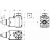 Головка сверлильно-фрезерная DWO1340825 (DF75WLD25H110)