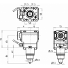 Головка сверлильно-фрезерная DWO2290420 (DF45ERA20H65)