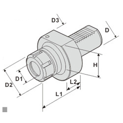 Патрон резьбонарезной TAP-60-ER32