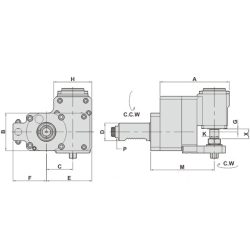 Головка сверлильно-фрезерная BR30-1809-16C/3