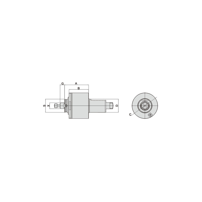Головка сверлильно-фрезерная DA40-5480-16C