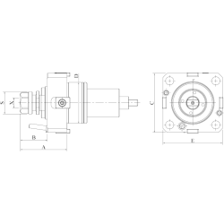 Головка резьбонарезная DW300-TDA65-ER20