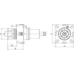 Головка сверлильно-фрезерная DW700-DA85-50