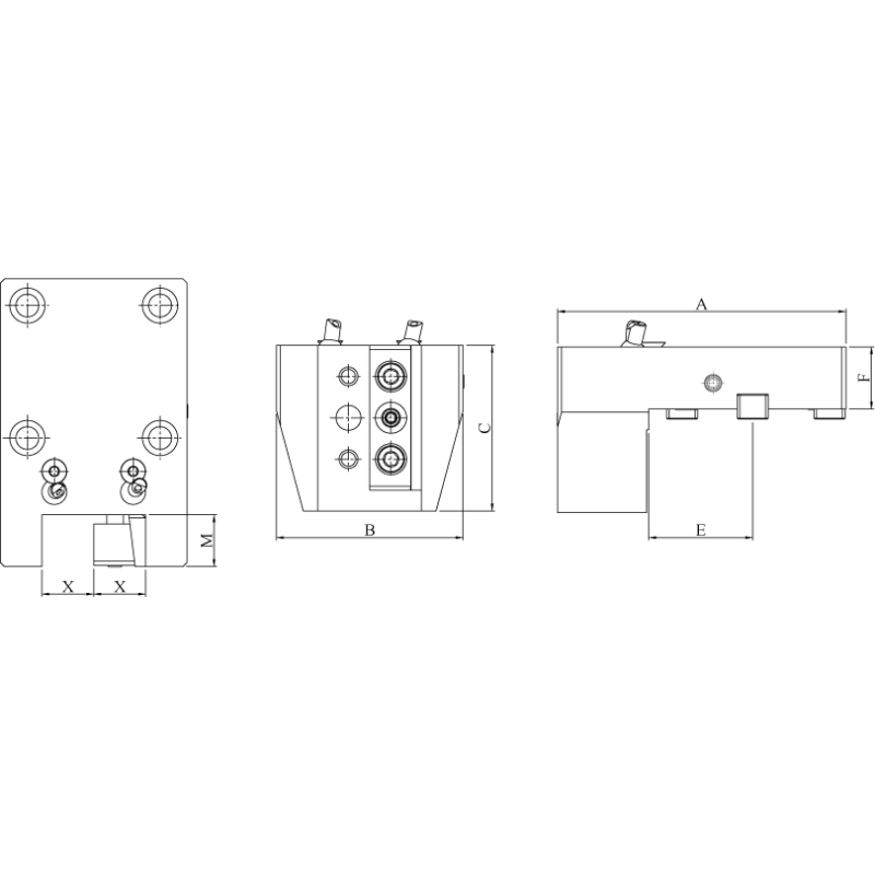 Резцедержатель DW300-C25-40-W110 Резцедержатель DW300-C25-40-W110