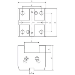 Резцедержатель торцевой BMT55-F25