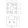 Резцедержатель торцевой BMT55-F25