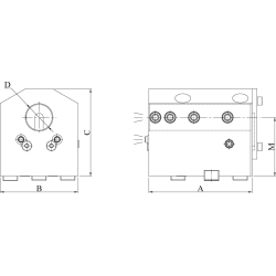 Резцедержатель DW350-B50-90-B