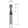 Фреза d 3 мм Z2 90°D.3X6X50