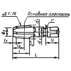 Метчик трубный конический Rc 1/8 2680-0014 Р6М5