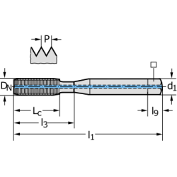 Метчик TC470-M5-C5-WG20EL