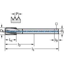 Метчик AC22460TR-UNC5/8