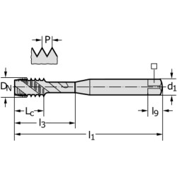 Метчик P40519-M4