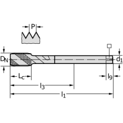 Метчик P21569-M10X1.25