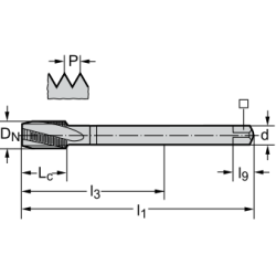 Метчик A2245876-UNC7/8