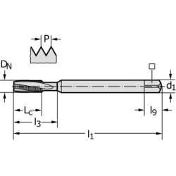 Метчик A22406-UNC4