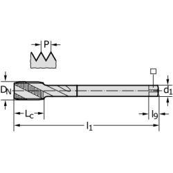 Метчик A234502-UNF3/4