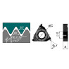16IR19BSPT WS5125 Пластина резьбовая BSPT полного профиля, угол 55°