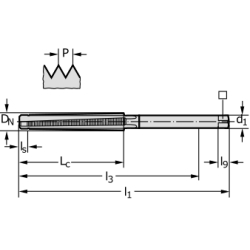 Метчик 29900-TR12X3