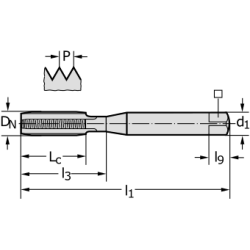 Метчик E22314-UNC6