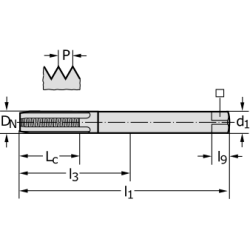 Метчик 8331106-UNF1/4