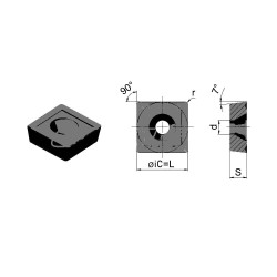 SCMT09T308-HMP-HR82512 Пластина токарная