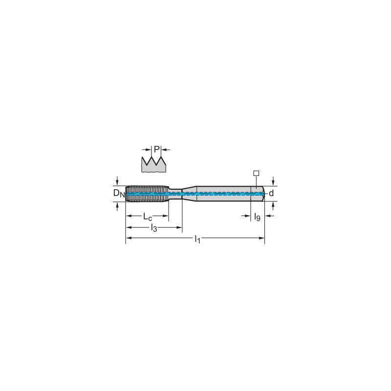 Метчик TC420-M8-EF-WW60BA