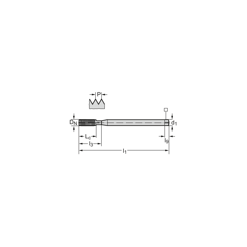 Метчик TC420-M3-CH-WW60AD