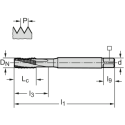 Метчик TC122-M5-C0-WW60BC