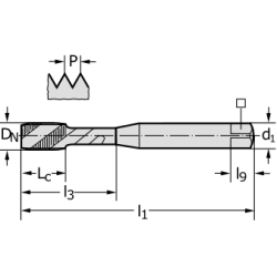 Метчик P205198-M10