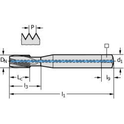 Метчик 20410T2-M6