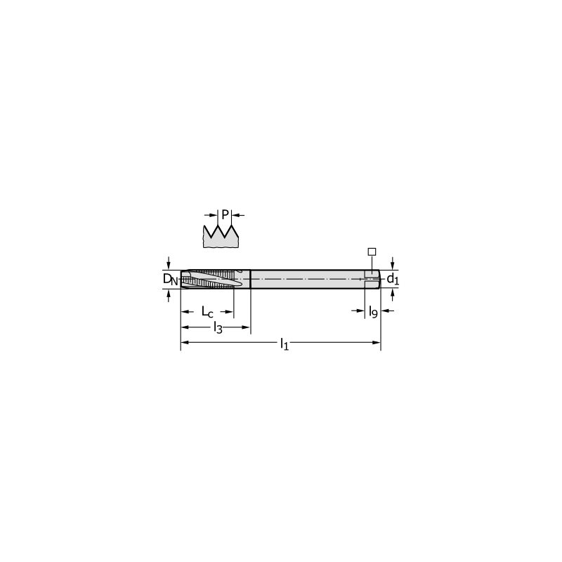 Метчик 214101-M8X1