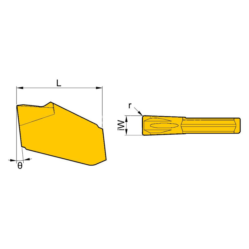 SP400-HS8123 Пластина отрезная для стали