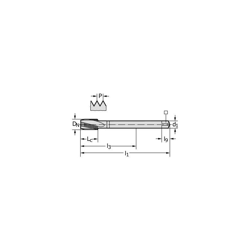 Метчик 21466-M12X1