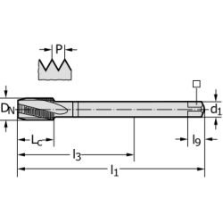 Метчик 2146663-M12X1.5