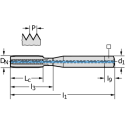 Метчик AE2231416-UNC1/4