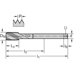 Метчик 23460406-UNF7/16