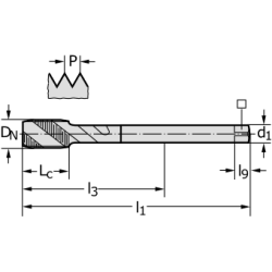 Метчик M225549-EGUNC3/8