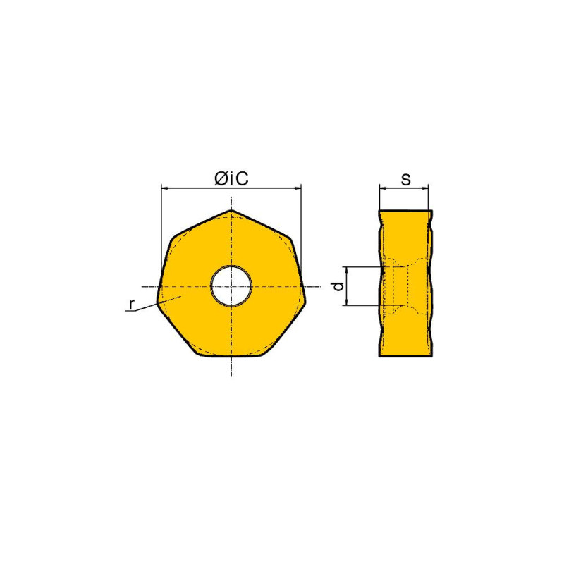 XNGX0705ANN-R-HS5130 Пластина фрезерная