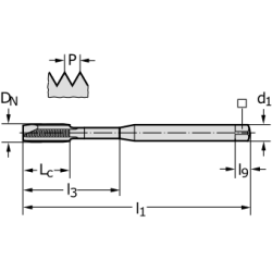 Метчик P203103-M6