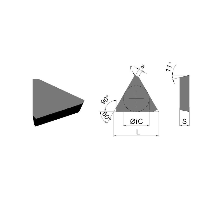 TPKN2204PDSKR-YBC301 Пластина фрезерная