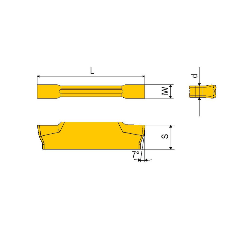 JSMN400-TC-4025A Пластина отрезная, канавочная