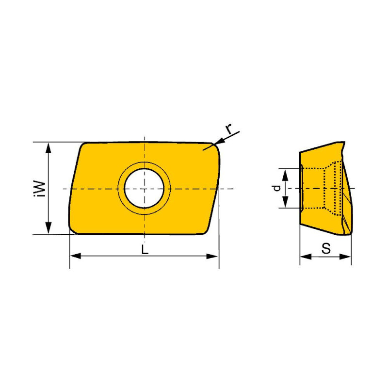 XOMX120408TR-M3-1020 Пластина фрезерная
