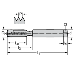 Метчик 2321706-UNF3/8