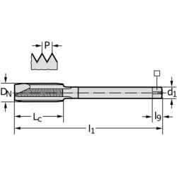 Метчик 2326706-UNF7/16