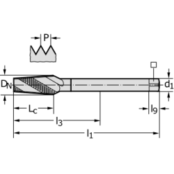 Метчик 26460-NPTF3/4
