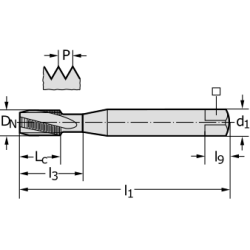 Метчик 80410-M4
