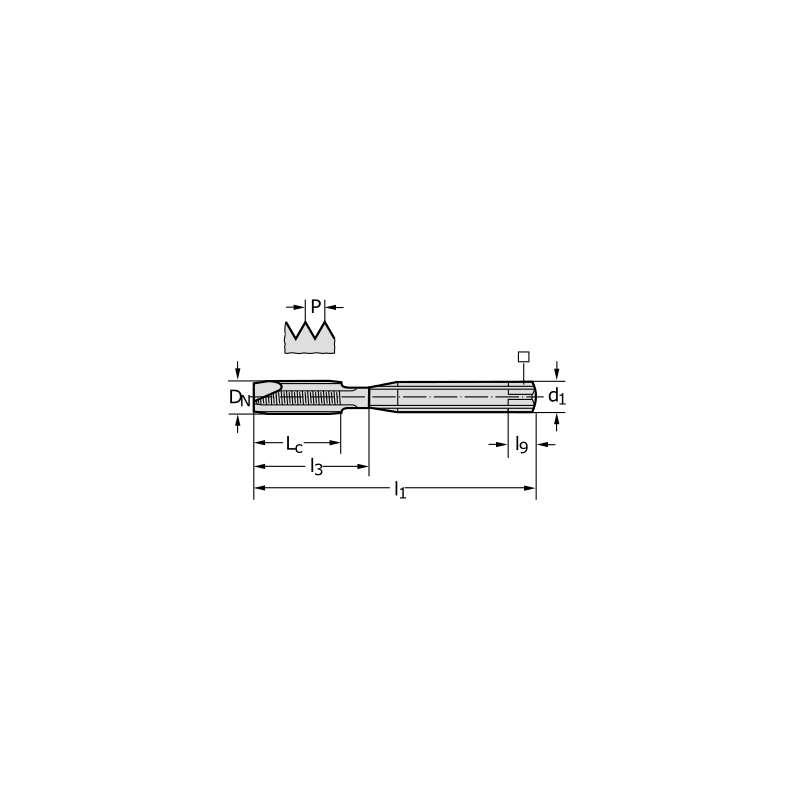 Метчик 8121006-M10X1