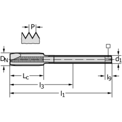 Метчик 8126006-M14X1.5