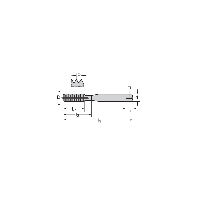 Метчик TC420-M6-CE-WW60AD