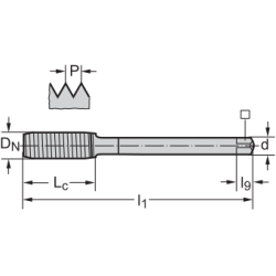 Метчик TC420-M12-L0-WW60BA